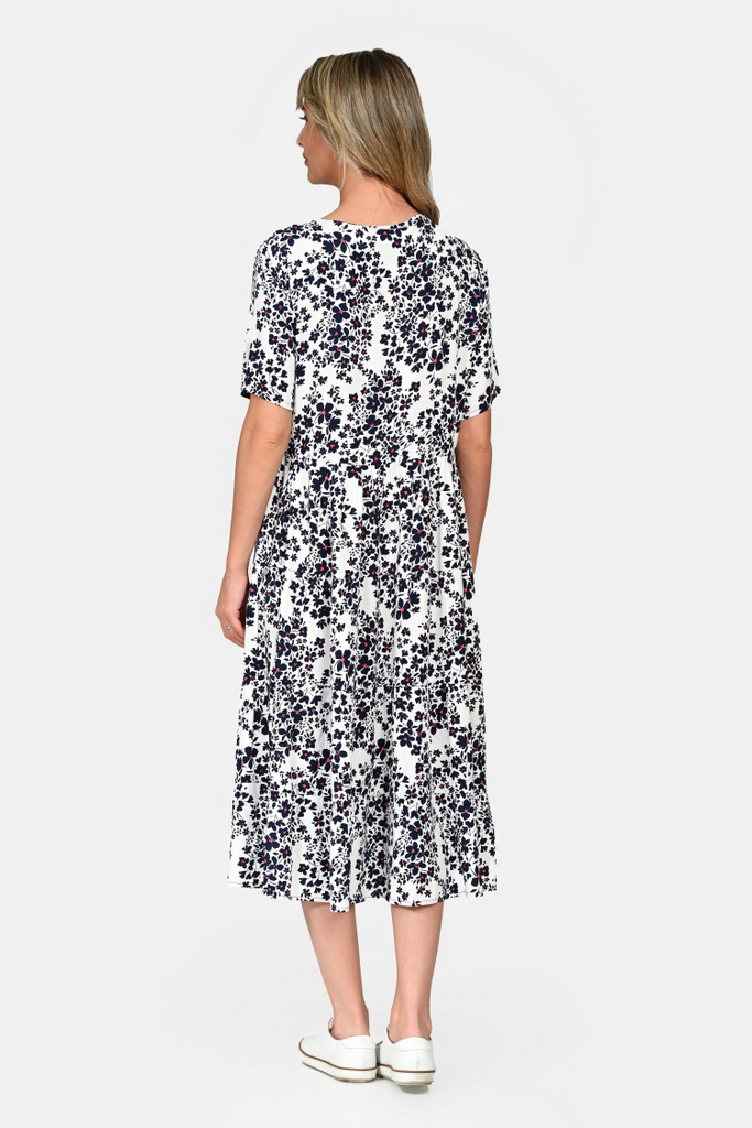 Rochie Dama, Eranthe, Microfloral V330 - 1 | YEO